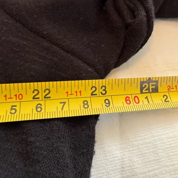 ALYX Black Layered Hem Women's Top with Paisley Detail 2X - Picture 6 of 7